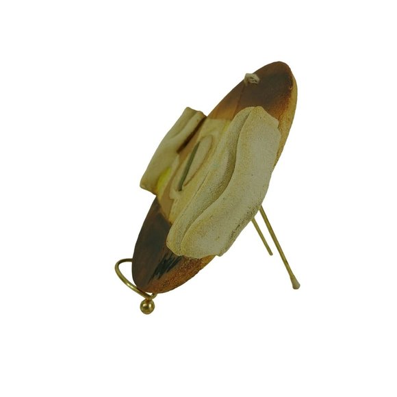 Sculpture Wall Hanging Pottery Art Piece Artist Signed Modern Contemporary Sculp - Picture 12 of 12
